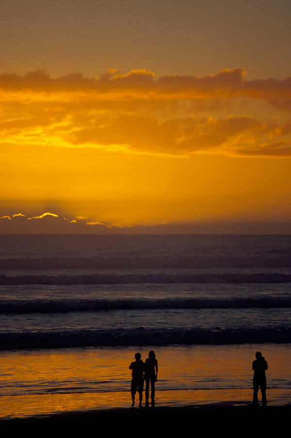 Sonnenuntergang am Ninety Mile Beach